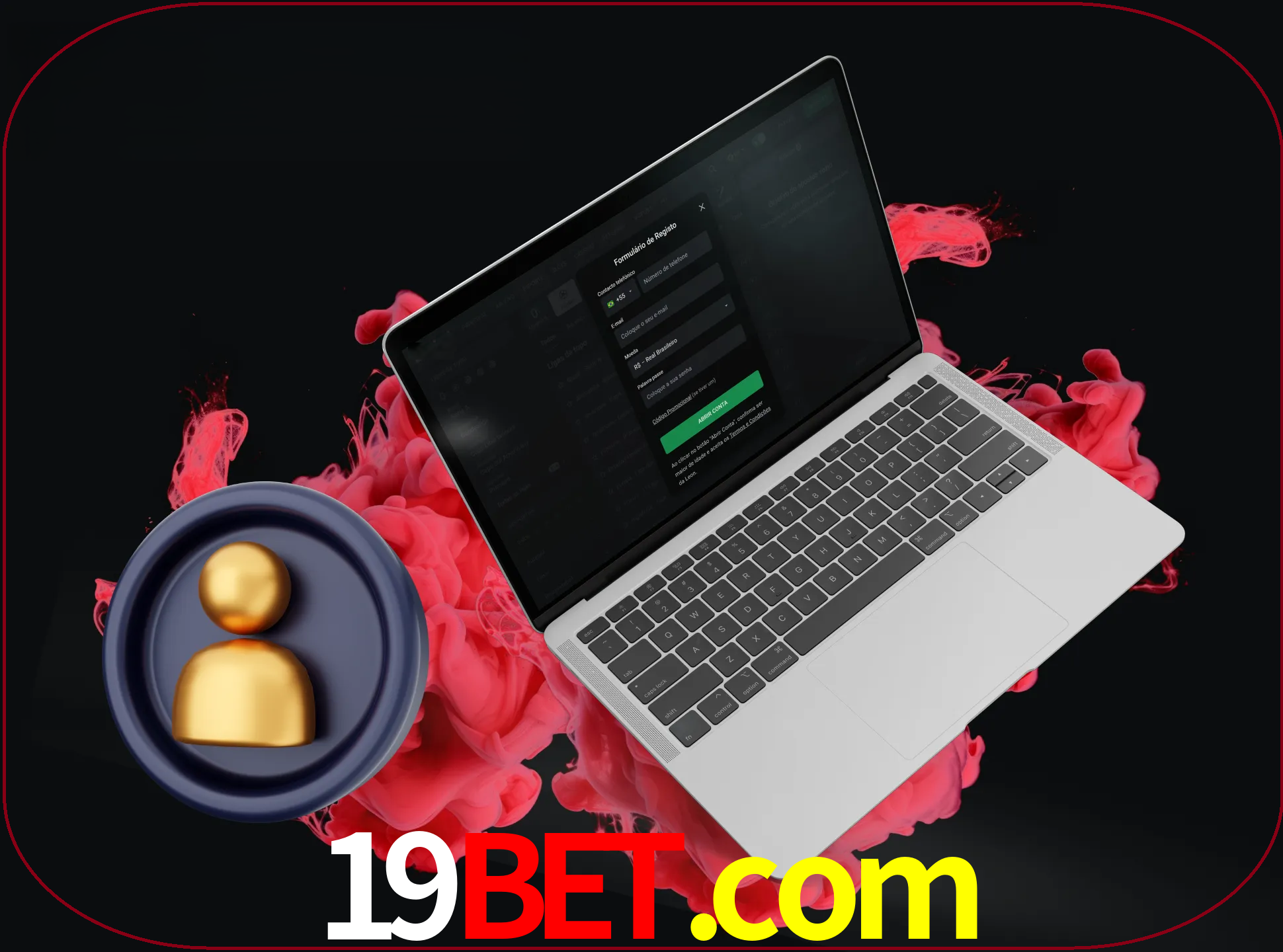 No cabeçalho do site 19bet, clique no botão que o levará a um formulário especial onde terá de introduzir as suas informações actuais.