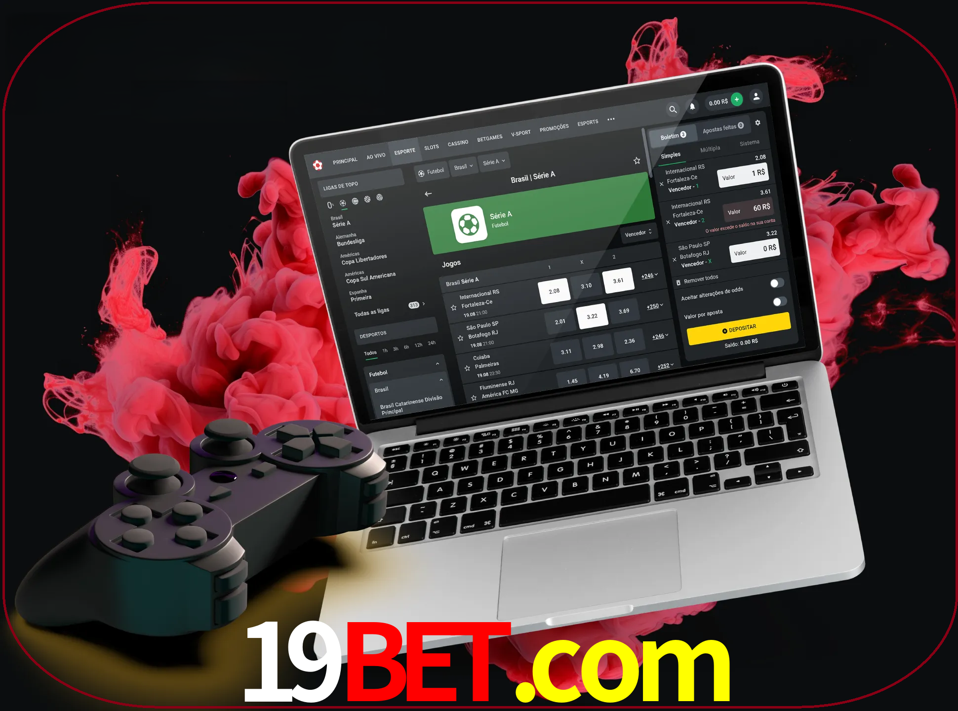 Visite a secção especial de jogos de vídeo em 19bet para descobrir em que jogos pode apostar e ganhar muito dinheiro.