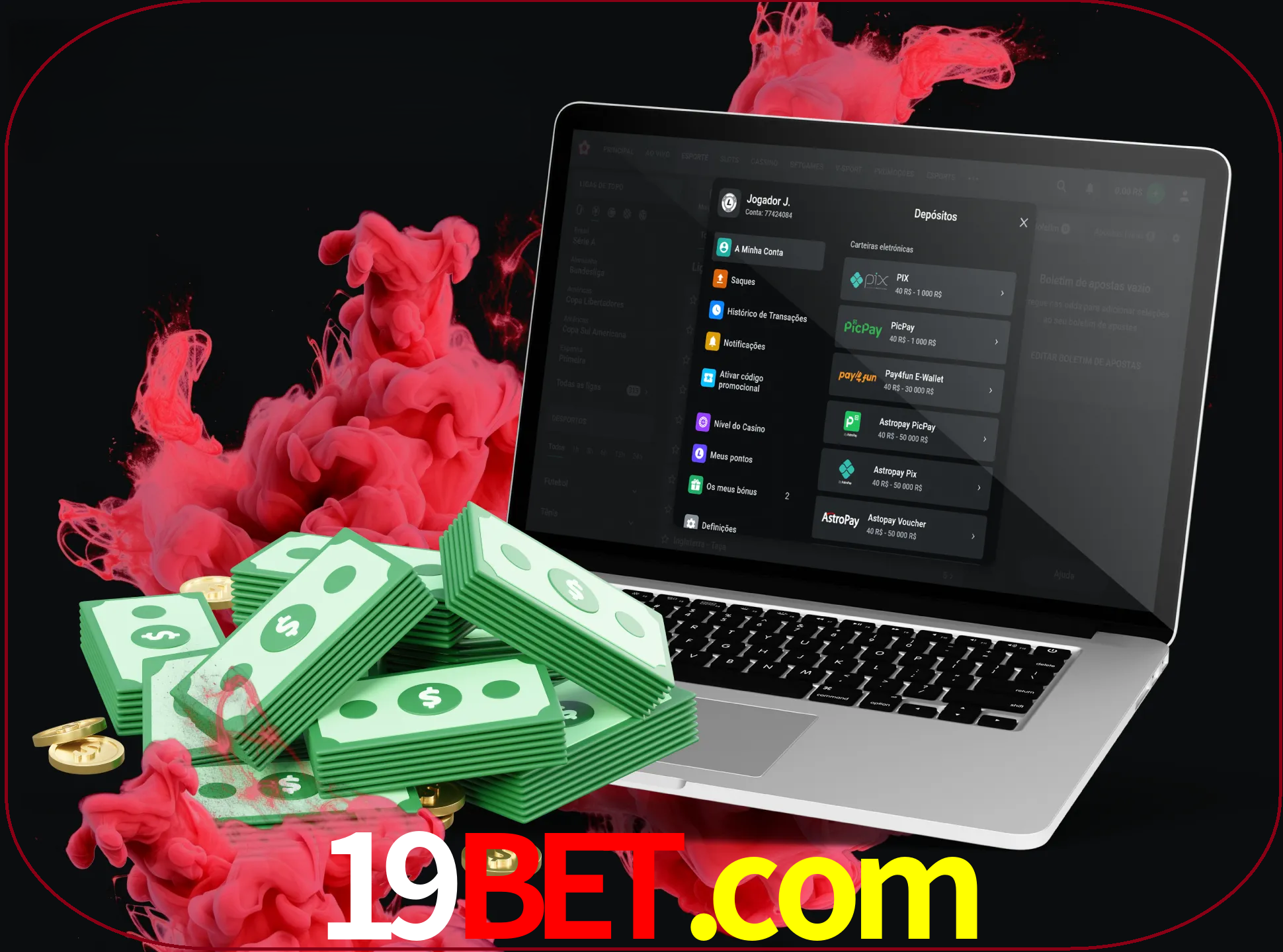 Para efetuar um depósito na sua conta 19bet, basta escolher o método de depósito e especificar o montante.
